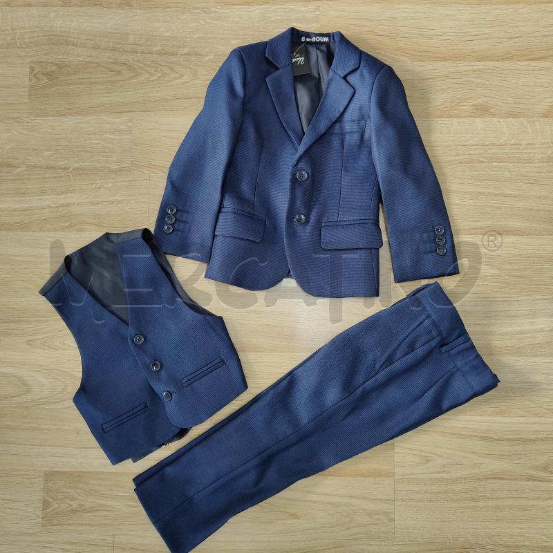 COMPLETO BAMBINO ELEGANTE GIACCA+PANT+GILETBLU PZ.3 | Mercatino dell'Usato Alcamo 1