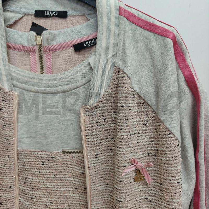 COMPLETO D. LIUJO SPORT GRIGIO E ROSA FELPA+VESTITO | Mercatino dell'Usato Alcamo 4