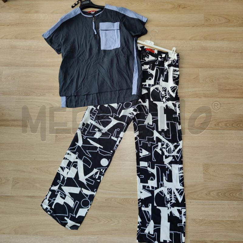 COMPLETO DONNA MAGLIA+PANT BLU BIANCO AZZURRO MAX&CO | Mercatino dell'Usato Alcamo 1
