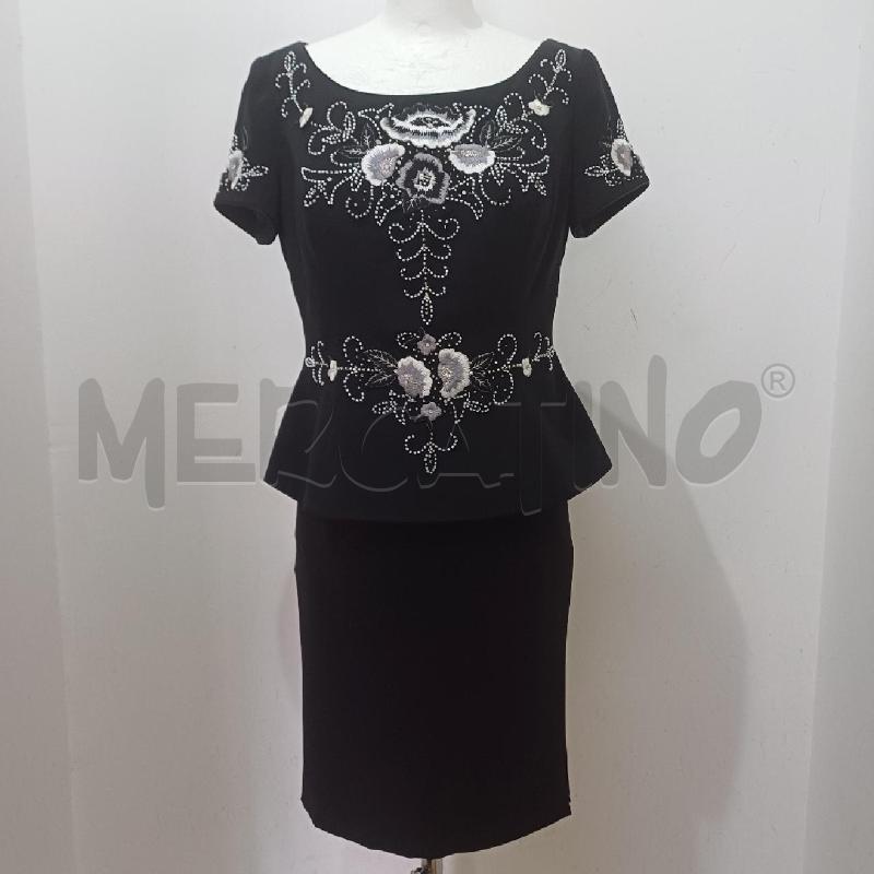 COMPLETO DONNA NERO ELEGANTE MAGLIA+GONNA | Mercatino dell'Usato Alcamo 1
