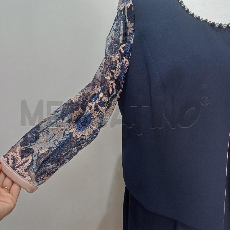 COMPLETO DONNA PZ.2 ELEGANTE BLU E ROSA PIZZO | Mercatino dell'Usato Alcamo 3