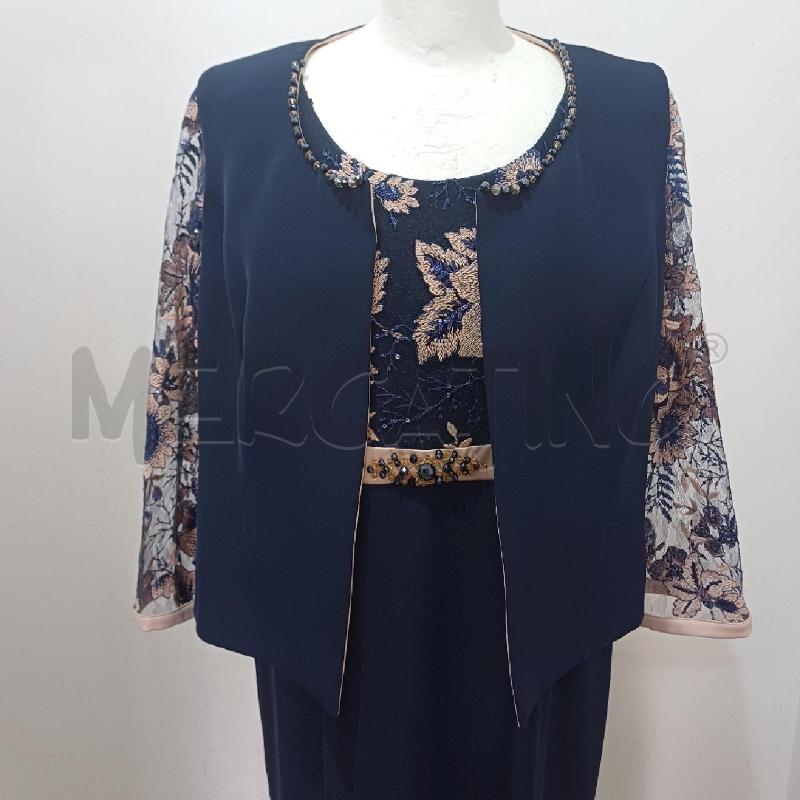 COMPLETO DONNA PZ.2 ELEGANTE BLU E ROSA PIZZO | Mercatino dell'Usato Alcamo 4