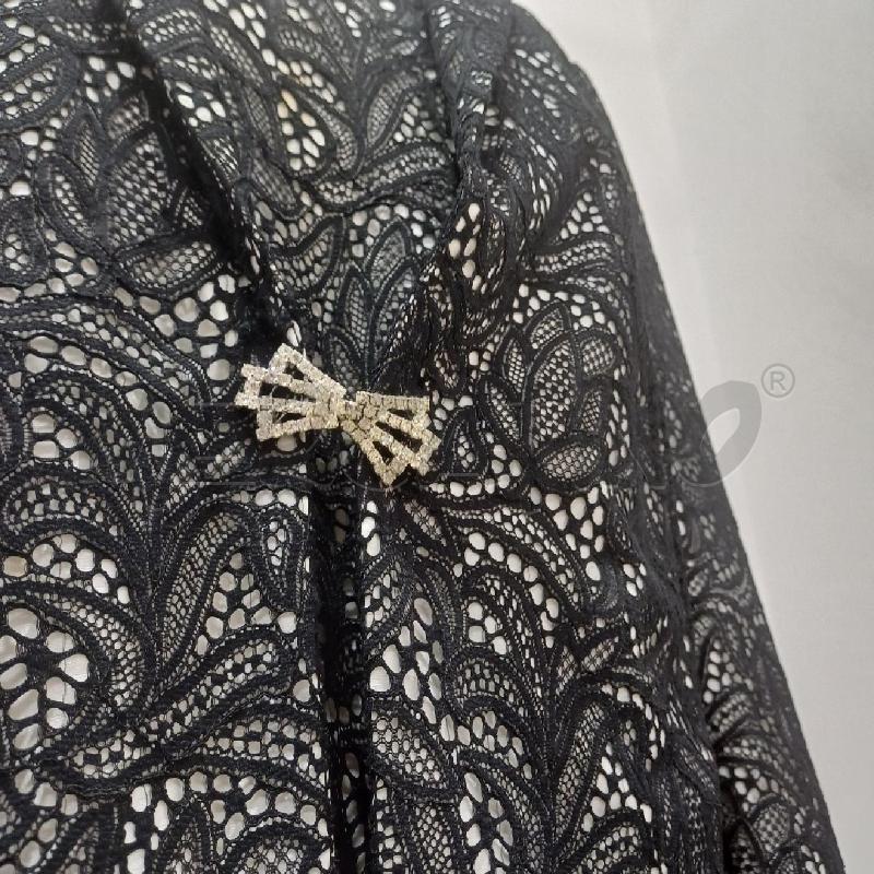 COMPLETO DONNA PZ.2 FONDO BIANCO E MERLETTO NERO TUBINO+GIACCA KRIZIA | Mercatino dell'Usato Alcamo 3