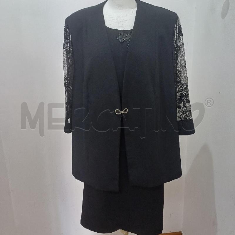 COMPLETO DONNA PZ.3 NERO GIACCA+SOTTOGIACCA+GONNA OVER | Mercatino dell'Usato Alcamo 1