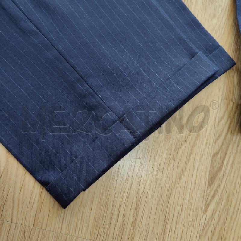 COMPLETO UOMO BLU ZARA GESSATO PZ.2 | Mercatino dell'Usato Alcamo 4