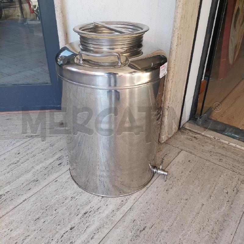 CONTENITORE ACCIAIO 50LT CON RUBINETTO | Mercatino dell'Usato Alcamo 1
