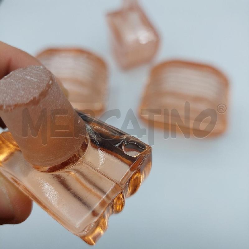 CONTENITORI PZ. 3 DA BAGNO VETRO ROSATI | Mercatino dell'Usato Alcamo 4