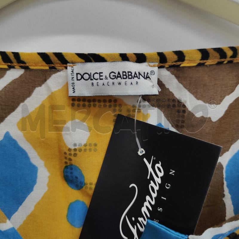 COPRI COSTUME DONNA FANTASIA GIALLO E CELESTE DOLCE&GABBANA | Mercatino dell'Usato Alcamo 3