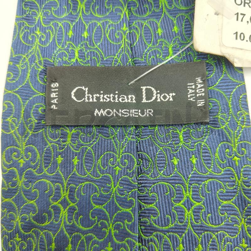 CRAVATTA CHRISTIAN DIOR FANTASIA BLU VERDE | Mercatino dell'Usato Alcamo 2