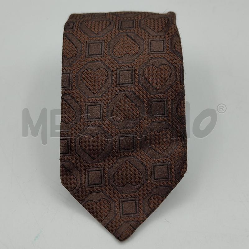 CRAVATTA MOSCHINO MARRONE | Mercatino dell'Usato Alcamo 1