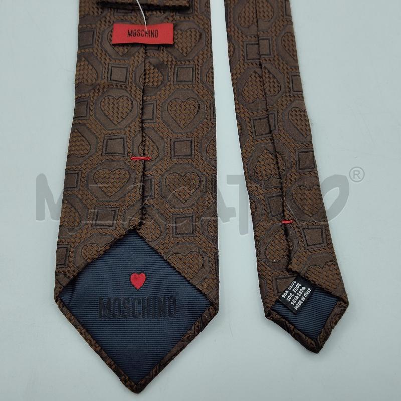CRAVATTA MOSCHINO MARRONE | Mercatino dell'Usato Alcamo 4