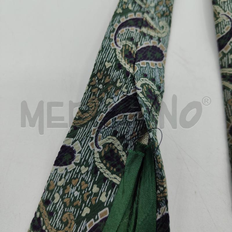 CRAVATTA UOMO FANTASIA VERDE GIORGIO ARMANI | Mercatino dell'Usato Alcamo 4