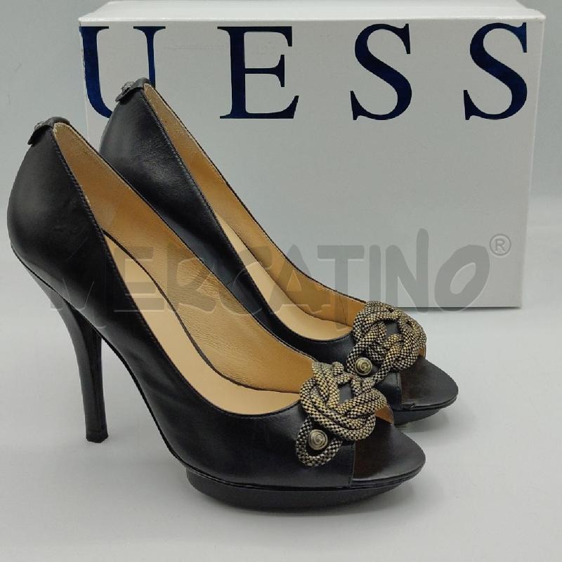 DECOLLETE D. NERO GUESS METALLO DORATO | Mercatino dell'Usato Alcamo 1