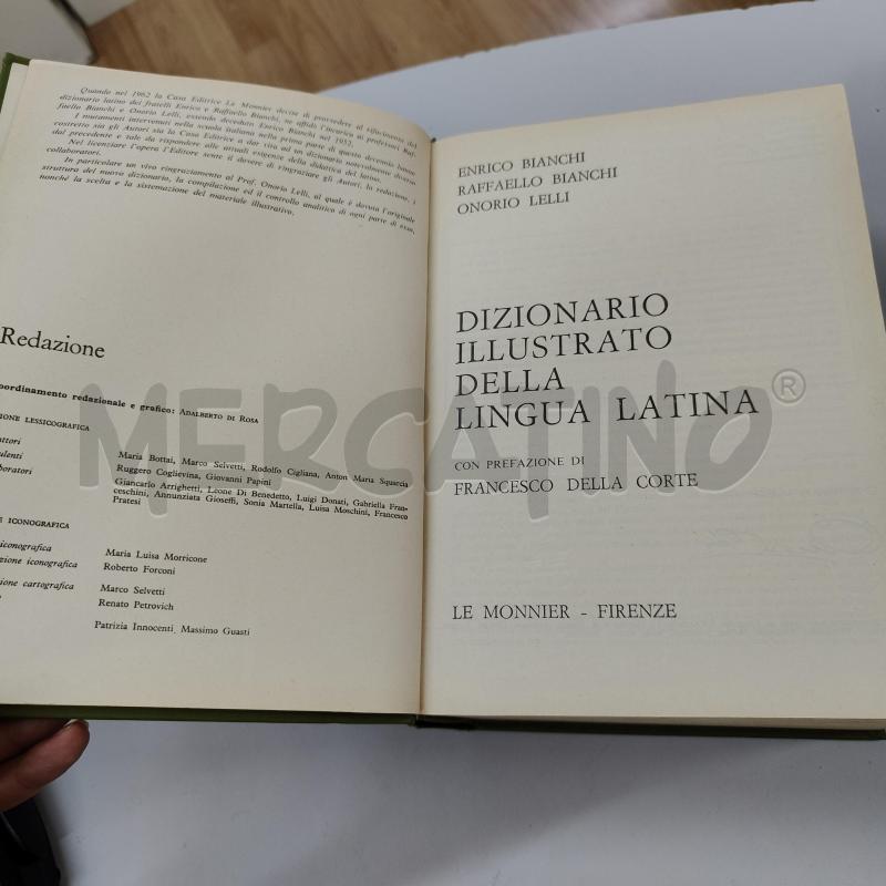 DIZIONARIO ILLUSTRATO DELLA LINGUA LATINA LE MONNIER  | Mercatino dell'Usato Alcamo 5