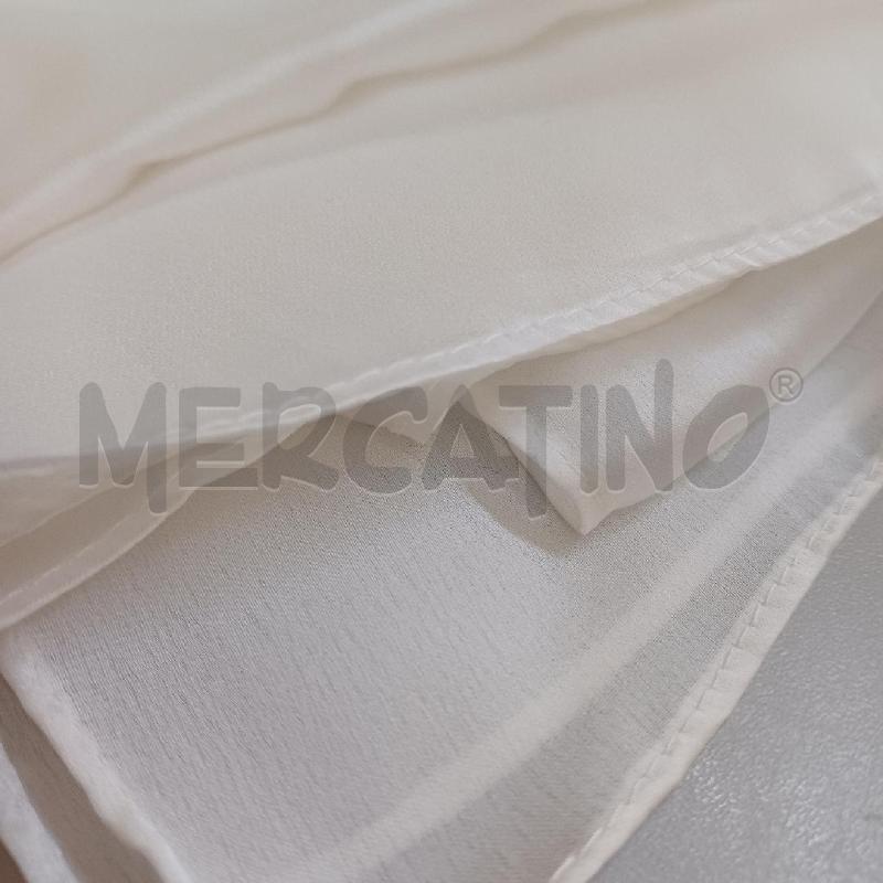 FOULARD D. BIANCO GRANDE SETA E VISCOSA | Mercatino dell'Usato Alcamo 2