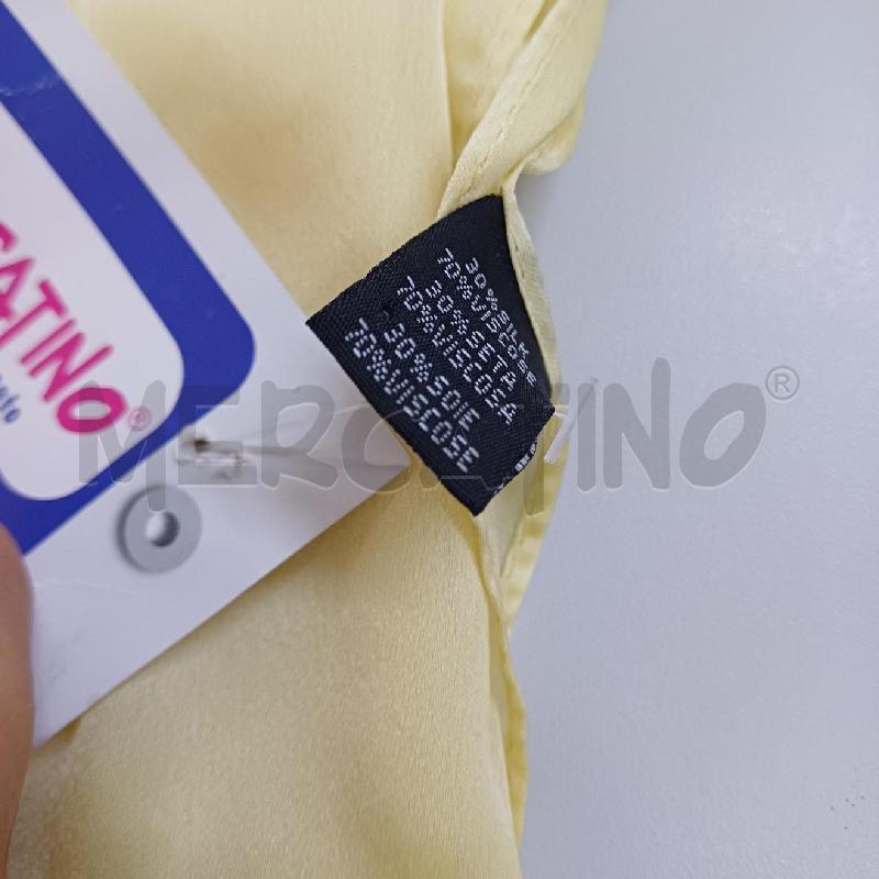 FOULARD D. GRANDE GIALLO VISCOSA E SETA | Mercatino dell'Usato Alcamo 3