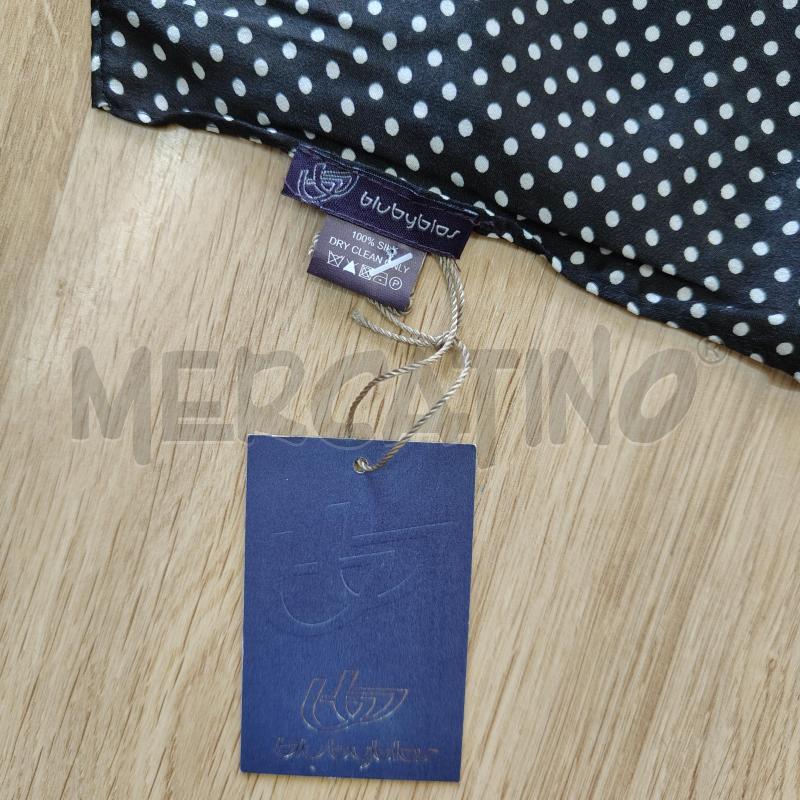 FOULARD D. NERO POIS BIANCO E ROSSO BYBLOS SETA | Mercatino dell'Usato Alcamo 3