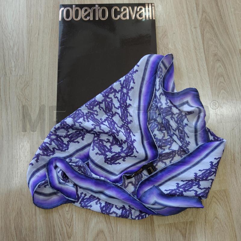 FOULARD D. VIOLA FANTASIA SETA ROBERTO CAVALLI | Mercatino dell'Usato Alcamo 1