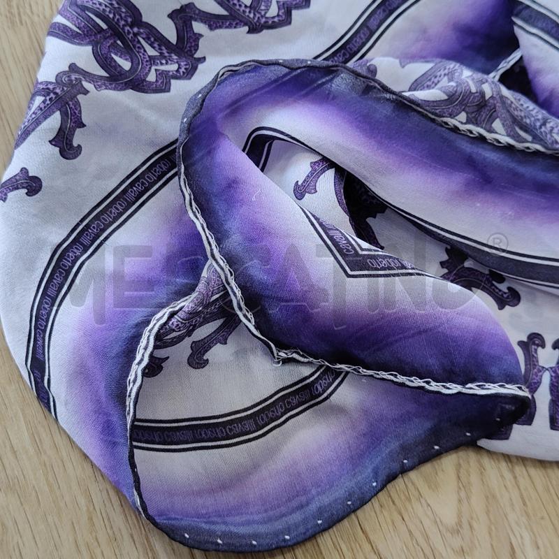 FOULARD D. VIOLA FANTASIA SETA ROBERTO CAVALLI | Mercatino dell'Usato Alcamo 4