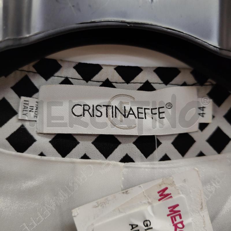 GIACCA DONNA BIANCO FANTASIA ROMBI NERO CRISTINA EFFE | Mercatino dell'Usato Alcamo 2