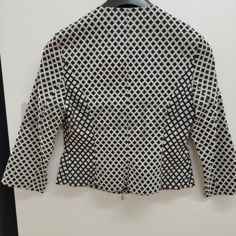 GIACCA DONNA BIANCO FANTASIA ROMBI NERO CRISTINA EFFE | Mercatino dell'Usato Alcamo 5