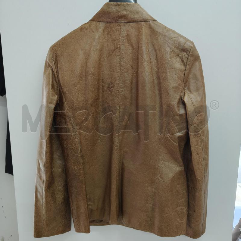 GIACCA DONNA MARRONE VERA PELLE LUISA SPAGNOLI | Mercatino dell'Usato Alcamo 4