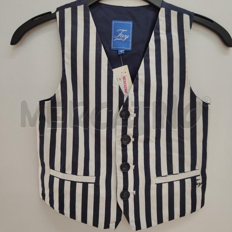 GILET BAMBINO BLU BIANCO RIGHINE FAY | Mercatino dell'Usato Alcamo 1