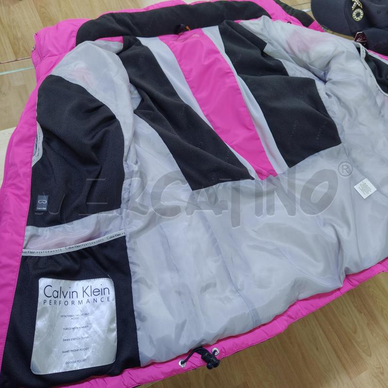 GIUBBOTTO DONNA ROSA FLUO NERO CALVIN KLEIN PERFORMANCE | Mercatino dell'Usato Alcamo 3