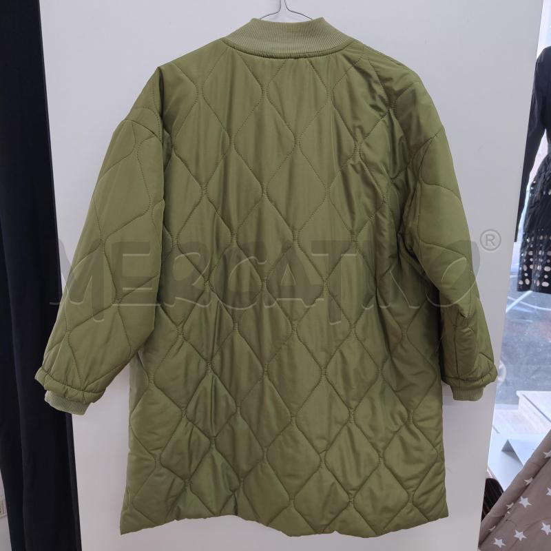 GIUBBOTTO DONNA VERDE TRAPUNTATO LÙ-LÙ  | Mercatino dell'Usato Alcamo 3