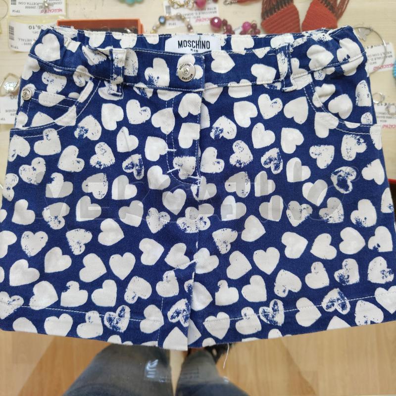 GONNA BAMBINA CUORI BIANCHI E BLU MOSCHINO | Mercatino dell'Usato Alcamo 1