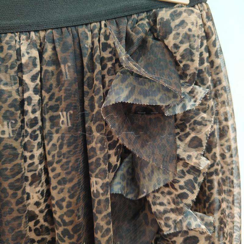GONNA RAGAZZA MACULATA MARRONE NERA LONGUETTE RICHMOND TULLE | Mercatino dell'Usato Alcamo 2