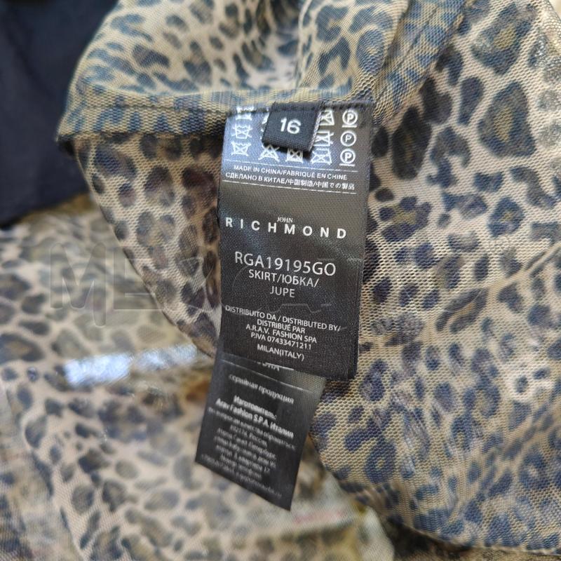 GONNA RAGAZZA MACULATA MARRONE NERA LONGUETTE RICHMOND TULLE | Mercatino dell'Usato Alcamo 4