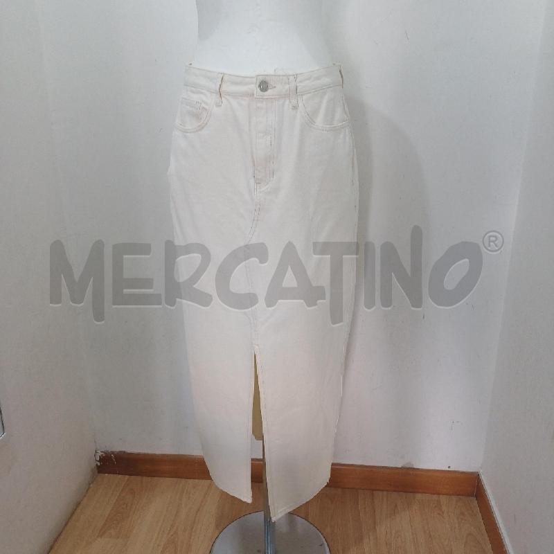 GONNELLONE D. JEANS BIANCA MANGO LONGUETTE | Mercatino dell'Usato Alcamo 1