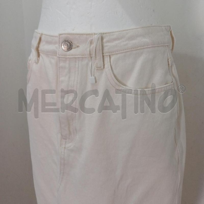 GONNELLONE D. JEANS BIANCA MANGO LONGUETTE | Mercatino dell'Usato Alcamo 2