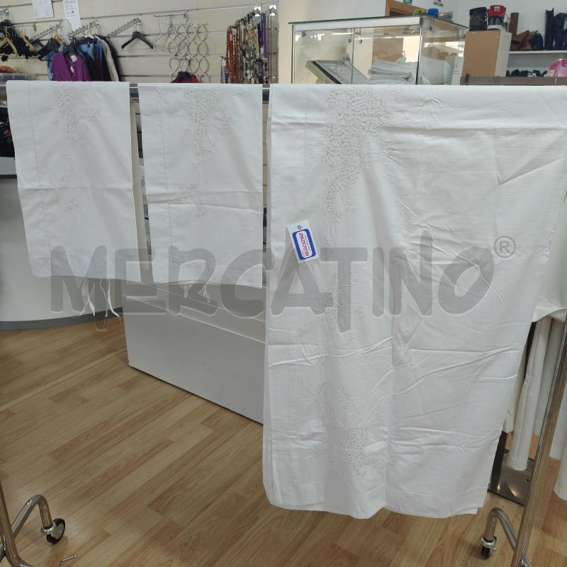 LENZUOLO MATRIMONIALE BIANCO CANTU' PZ 3 | Mercatino dell'Usato Alcamo 1