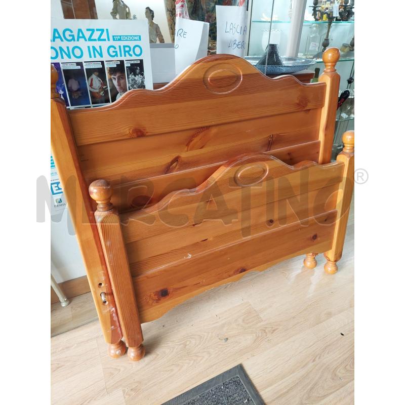 LETTO SINGOLO LEGNO | Mercatino dell'Usato Alcamo 1