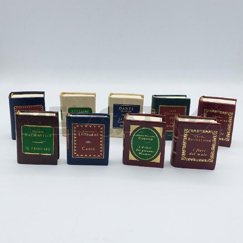 LIBRI DA COLLEZIONE MINIATURA PZ.9 CLASSICI | Mercatino dell'Usato Alcamo 1
