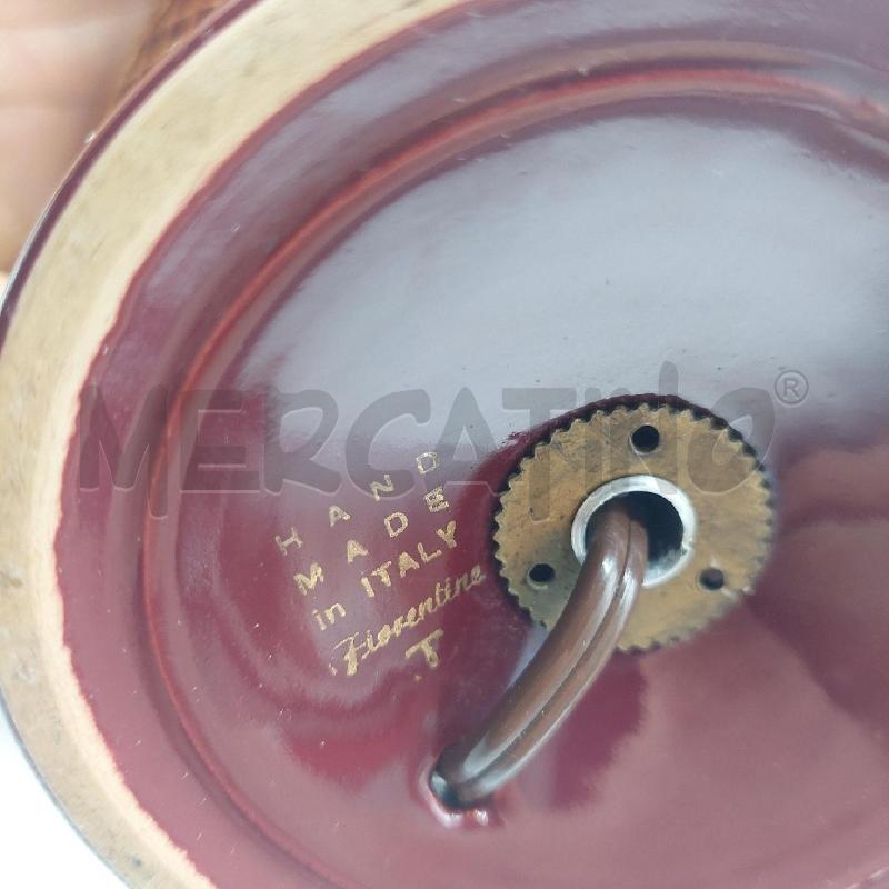 LUME MADE IN ITALY FIORENTINO BORDEAUX E DORATO | Mercatino dell'Usato Alcamo 5