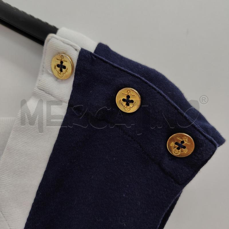 MAGLIA DONNA BLU BORDO BIANCA LAUREN RALPH LAUREN | Mercatino dell'Usato Alcamo 4