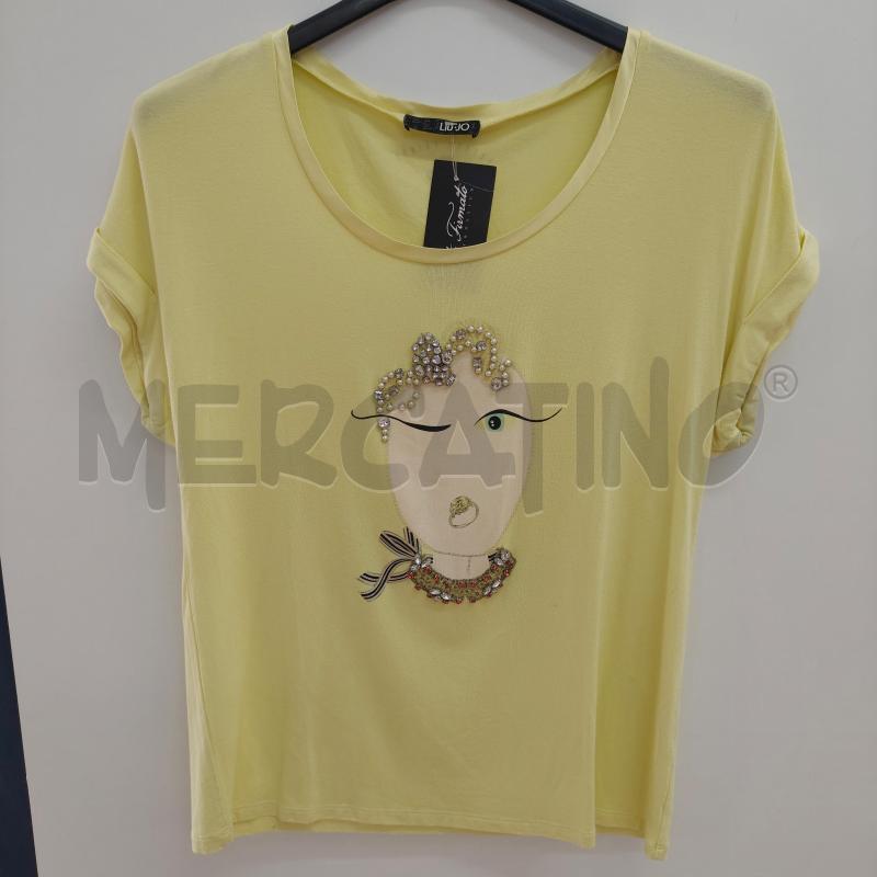 MAGLIA DONNA GIALLA STAMPA LIUJO | Mercatino dell'Usato Alcamo 1