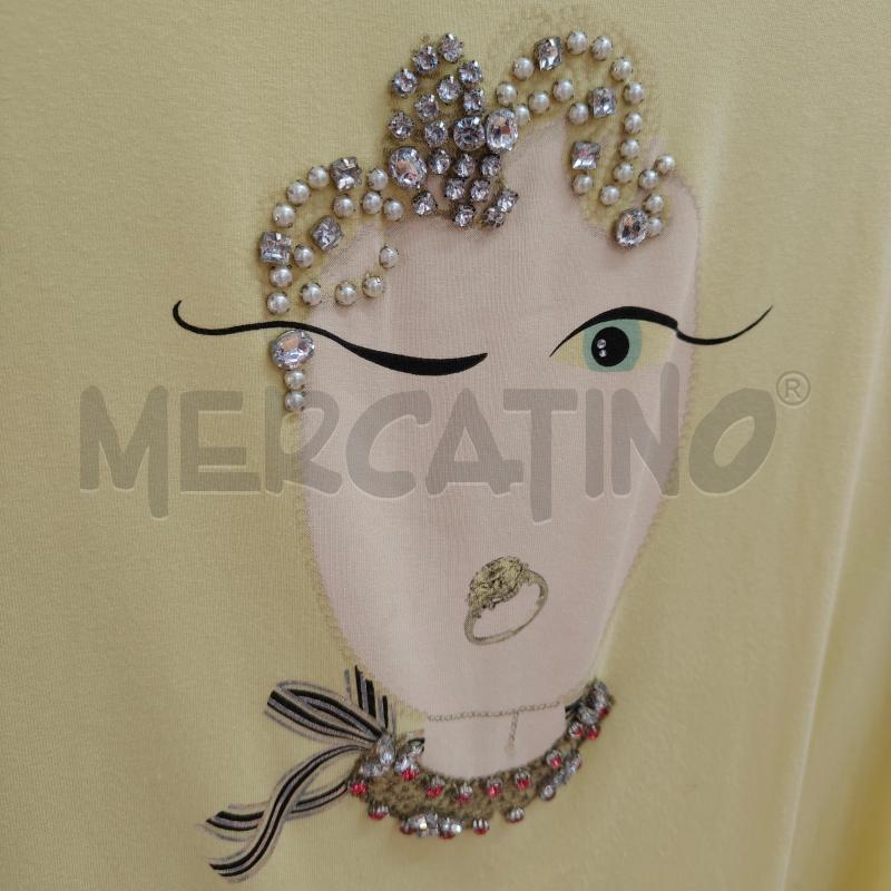 MAGLIA DONNA GIALLA STAMPA LIUJO | Mercatino dell'Usato Alcamo 2