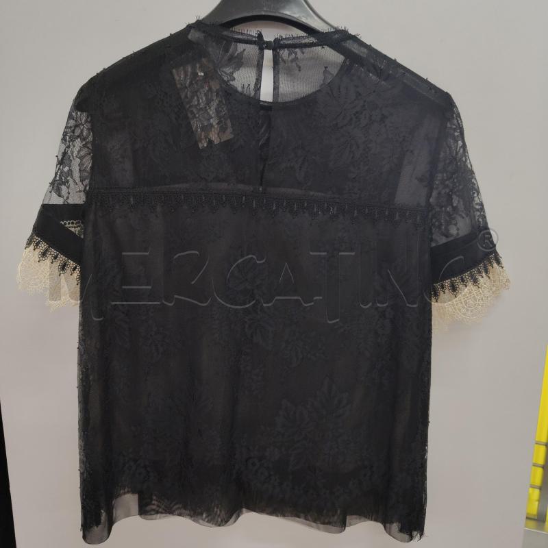 MAGLIA DONNA NERA PIZZO MAX&CO MERLETTINO | Mercatino dell'Usato Alcamo 2