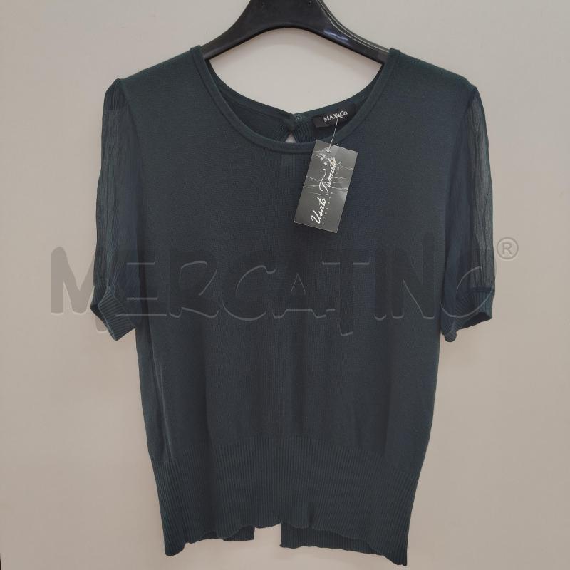 MAGLIA DONNA VERDE BOTTIGLIA MAX&CO  | Mercatino dell'Usato Alcamo 1