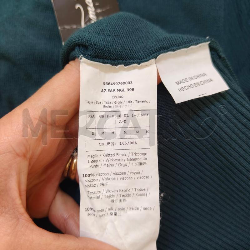 MAGLIA DONNA VERDE BOTTIGLIA MAX&CO  | Mercatino dell'Usato Alcamo 4
