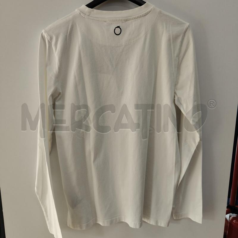 MAGLIA RAGAZZO BIANCA SCRITTA TRUSSARDI BLU | Mercatino dell'Usato Alcamo 4
