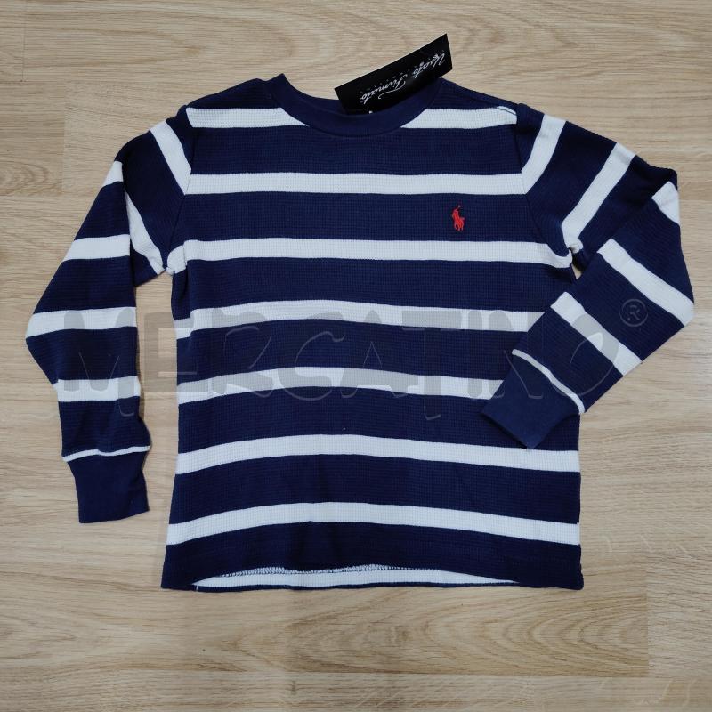 MAGLIONCINO BAMBINO BLU BIANCO RIGHE POLO RALPH LAUREN | Mercatino dell'Usato Alcamo 1