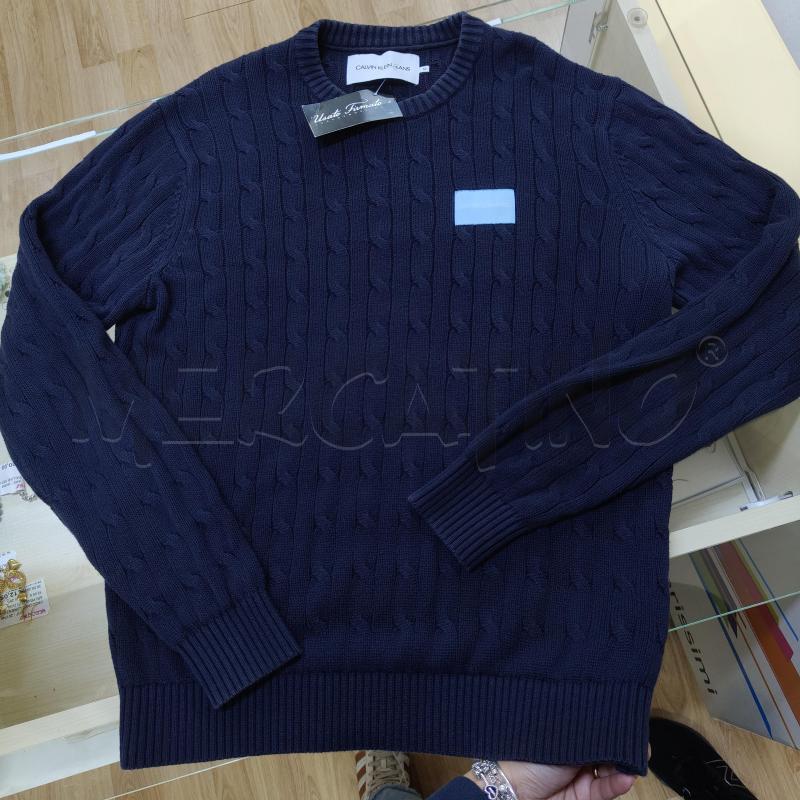 MAGLIONE UOMO BLU CALVIN KLEIN JEANS | Mercatino dell'Usato Alcamo 1