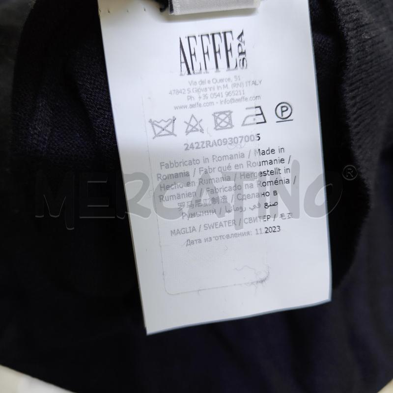 MAGLIONE UOMO NERO MOSCHINO COUTURE FINTA CAMICIA AZZURRA | Mercatino dell'Usato Alcamo 5
