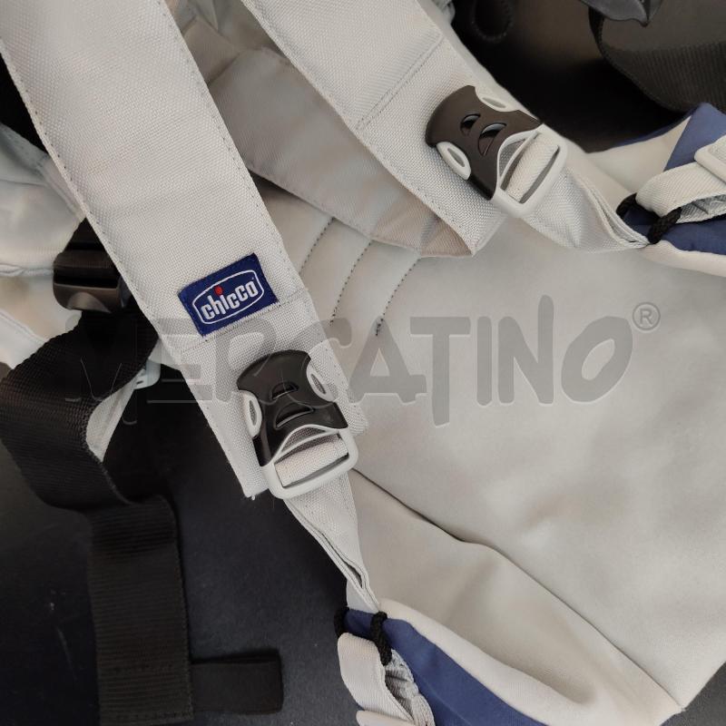 MARSUPIO BAMBINO CHICCO BLU GRIGIO | Mercatino dell'Usato Alcamo 3