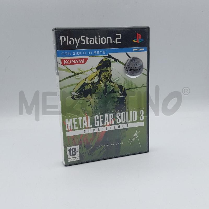 METAL GEAR SOLID 3 SUBSISTENCE - PLAYSTATION 2 | Mercatino dell'Usato Alcamo 1